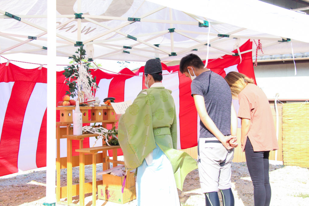 武豊町K様邸の地鎮祭が行われました